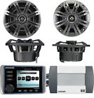 Kmc20-41km654cw-45km44 Kicker Bluetooth Marine Radio Speakers 604697438513