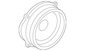 Lr057786 Land-rover Genuine Front Dr Speaker