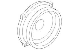 Lr057788 Land-rover Genuine Rear Dr Speaker