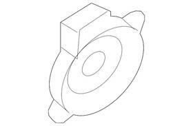 Lr086410 Land-rover Genuine Rear Speaker