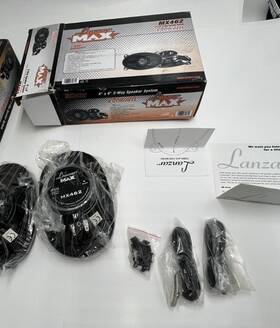 Mx462 Lanzar Qty 2 4-inch X 6-inch 240w Way Coaxial Speakers 4 Ohms