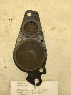 86160-0we20 Lexus 2007 Es350 3.5l Dashboard Driver Side Audio Speaker