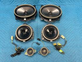 86160-60300 Lexus Gx470 Doors Speakers And Tweeters Set 9 Speaker System 66k 2003-2009 Oem