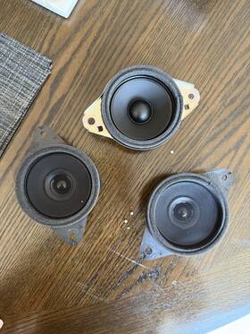 8616033a40 Lexus Is350 2025 Stock Dash 3.5 Inch Coaxial Speakers - Left Right And Middle