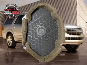 8l7t19b135aa Lincoln Navigator Front Passenger Door Speaker Oem