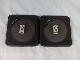 225331 Maserati 1981-1994 Biturbo Oem Front Footwell Zender Speaker Grille Pair Rare