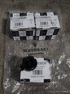 685000809 Maserati 675000809 New Oem Altoparlante Tweeter Speaker Part #685000809