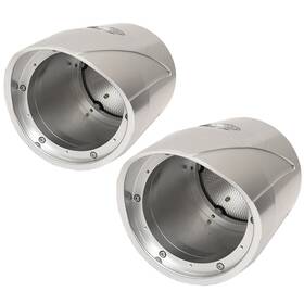 404647a Mastercraft Boat Speaker Cans Zft5 Silver Aluminum Pair