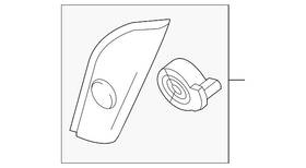 D652-69-17yb Mazda Genuine Upper Trim Panel