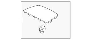 Mazda F189-55-530 Genuine Speaker Grille