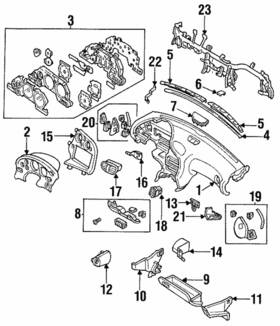 Fd01-55-530a-00 Mazda Genuine Speaker Grille