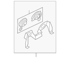 Mazda Ne53-66-960a Genuine Rear Speaker