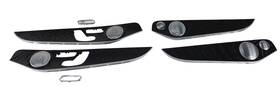 Mercedes 2057201109 2016 C450 W205 Burmester Speaker Grille Cover Set/4 Black Ash