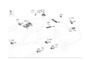 000-690-06-00 Mercedes-benz Genuine Cover Trim