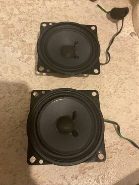 0008205602 Mercedes-benz 1985 R107 560sl 380sl 450sl Dash Speaker Set Slc