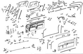 121-987-02-37 Mercedes-benz Genuine Molded Piece