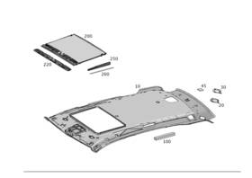 166-694-01-57 Mercedes-benz Genuine Device Installation Frame