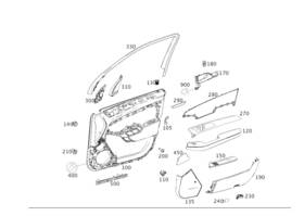 166-727-03-14 Mercedes-benz Genuine Holder
