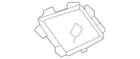 167-720-18-07 Mercedes-benz Genuine Speaker Cover