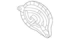 167-820-40-00 Mercedes-benz Genuine Speaker