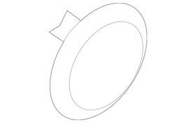 172-727-03-88-9116 Mercedes-benz Genuine Cover 172-727-03-88-9116 Mercedes-benz Genuine Cover