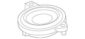 172-820-07-02-64 Mercedes-benz Genuine Inst Panel Speaker