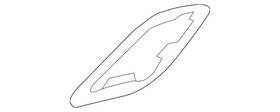177-730-16-01-64-9051 Mercedes-benz Genuine Cover Trim