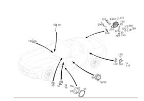 190-820-06-02 Mercedes-benz Genuine Speaker