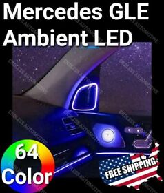 W167 Mercedes-benz 2020 Gle Class Speaker Tweeter 64 Color Led Ambient Light
