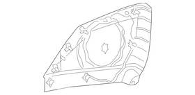 209-727-04-88-9051 Mercedes-benz Genuine Cover