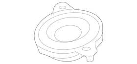 Mercedes-benz 212-820-20-02-64 Genuine Mercedes-benz Speaker
