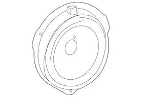 212-906-70-00 Mercedes-benz Genuine Speaker