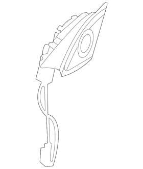 223-720-77-03-2c41 Mercedes-benz Genuine Corner Cover