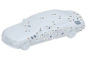 223-820-32-03 Mercedes-benz Genuine Speaker
