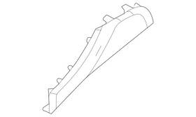 231-820-02-12-9051 Mercedes-benz Genuine Cover
