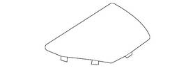 232-680-07-00 Mercedes-benz Genuine Speaker Cover