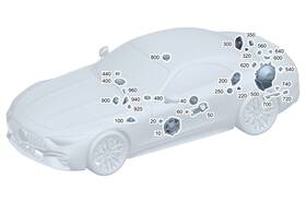 232-820-98-00 Mercedes-benz Genuine Speaker