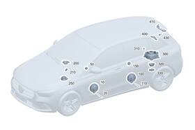 247-820-16-00 Mercedes-benz Genuine Speaker