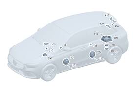 247-820-29-01 Mercedes-benz Genuine Speaker