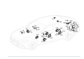 257-820-12-00-64 Mercedes-benz Genuine Speaker