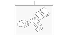 463-680-74-08 Mercedes-benz Genuine Speaker Cover