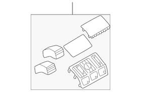 463-680-75-08 Mercedes-benz Genuine Speaker Cover