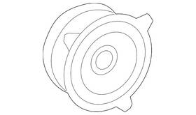 463-820-84-03 Mercedes-benz Genuine Front Dr Speaker