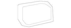 463-827-65-00-9051 Mercedes-benz Genuine Cover Grille Speaker