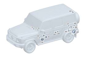 465-820-51-02 Mercedes-benz Genuine Speaker