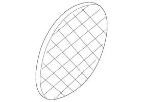 906-727-00-87-7j69 Mercedes-benz Genuine Speaker Grille