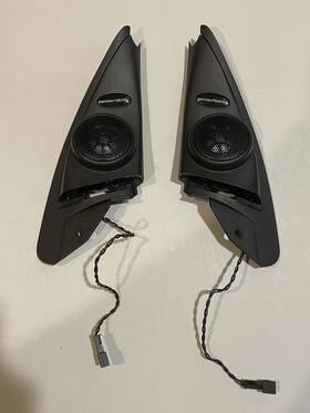 9204493 Mini 2011-2016 Cooper Countryman Front Tweeters Speaker Pair Harmon Kardon Hk