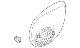 Mn162060ha Mitsubishi Genuine Speaker Cover Mn162060ha Mitsubishi Genuine Speaker Cover