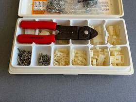 W-ht-1919 Molex Waldom Crimper Ht-1919 With Box And Connectors Wm-50 Standard Series