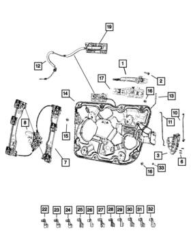 04560219aa Mopar Genuine Clip Right 4560219aa